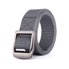 Men's Wear-resistant Sports Training Nylon Web Work Belt Durable Simple Everyday Riggers  Tactical Belt  Outdoor Waist Pack Waist Pack Belt Bag Adults Adjustable Strap Utility Storage Bag for Hiking Gaming Hunting Tactical Belt