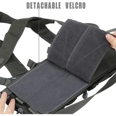 Tactical Chest Pack Tactical Molle Chest Rig with Multi-Pockets Mag Pouch Good Quality Tactical Rig Vest Outdoor Tactical Chest Mini Rig Multifunctional Adjustable Tactical Vest with Mag Pouches Camo Tactical Vest Rig