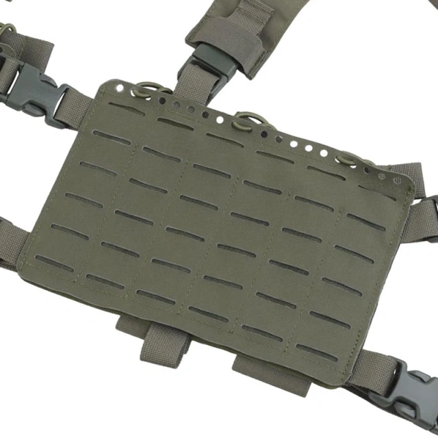 Customized Tactical Chest Rig MOLLE Mag Pouch Radio GP Bag Camouflage Tactical Chest Rig Vest for Outdoor Outdoor Sports Gear Tactical Chest Rig Multi-Functional Tactical Vest ACU Tactical Chest Rig Pouch with Strap