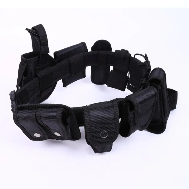 Durable Wholesale Adjustable Training Multi-functional Outdoor Nylon Belt CS Training Canvas Belt  Sport enthusiasts Modular Equipment System Security Tactical Duty Utility Versatile Work Hunting quick release buckle Belt