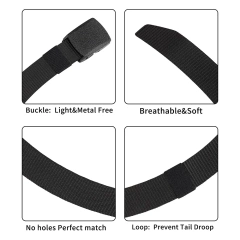 Wholesale Adjustable Training Durable Fashionable Tactical Nylon Belts Men Plastic Buckle Metal Tactical Belt  Tactical Belt with Pouches Accessories Hunting Utility Belts for Outdoor Multifunctional wear-resistant Tactical Belts