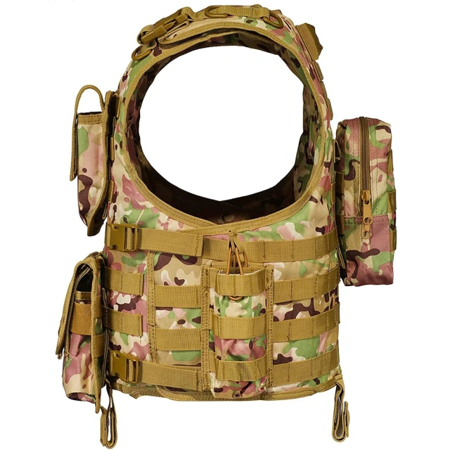 Customized Fashionable Wear-Resistant Hunting Vest Lightweight Training Vest Outdoors Breathable Tactical Climbing Vest  Adjustable Weighted Vest multifunctional Training Vest for Training Weight Vest Plates