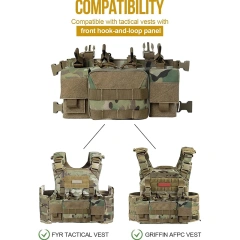 Lightweight Tactical Chest Rig for Training Pouches Tactical MOLLE Chest Rigs Outdoor Tactical Chest Rig Vest Lightweight Tactical Chest Rig for Training Pouches Tactical MOLLE Chest Rigs Outdoor Tactical Chest Rig Vest