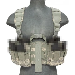Wholesale Quick Release Tactical Plate Carrier Chest Rig Tactical Vest With Pouches Tactical Chest Harness MOLLE Rig Customized Tactical Modular Chest Rig Tactical Chest Rig for Outdoor Heavy Duty Camo Hunting Training Molle Chest Rig