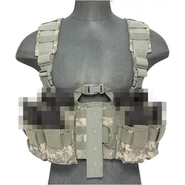 Wholesale Quick Release Tactical Plate Carrier Chest Rig Tactical Vest With Pouches Tactical Chest Harness MOLLE Rig Customized Tactical Modular Chest Rig Tactical Chest Rig for Outdoor Heavy Duty Camo Hunting Training Molle Chest Rig
