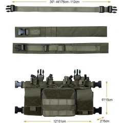 Lightweight Tactical Chest Rig for Training Pouches Tactical MOLLE Chest Rigs Outdoor Tactical Chest Rig Vest Lightweight Tactical Chest Rig for Training Pouches Tactical MOLLE Chest Rigs Outdoor Tactical Chest Rig Vest