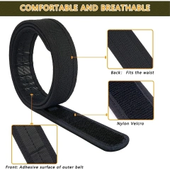 Durable Wear-resistant Lightweight Sports Tactical Belt Adjustable Training Quick Release Nylon Belt  Wholesale Adjustable Wear-resistant Lightweight Nylon Ratchet Belt Men Casual Gift Box Outside Tail Golf Tactical Belt