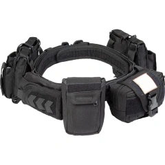 High Density Material Tactical Belt High Duty Tactical Duty Belts Sport Enthusiasts Utility Belt with Accessories Pouches  Wear-resistant High Quality Sports Training Tactical Belt Stiff Inner Belt Adjustable Hook Loop Inner Duty Belt