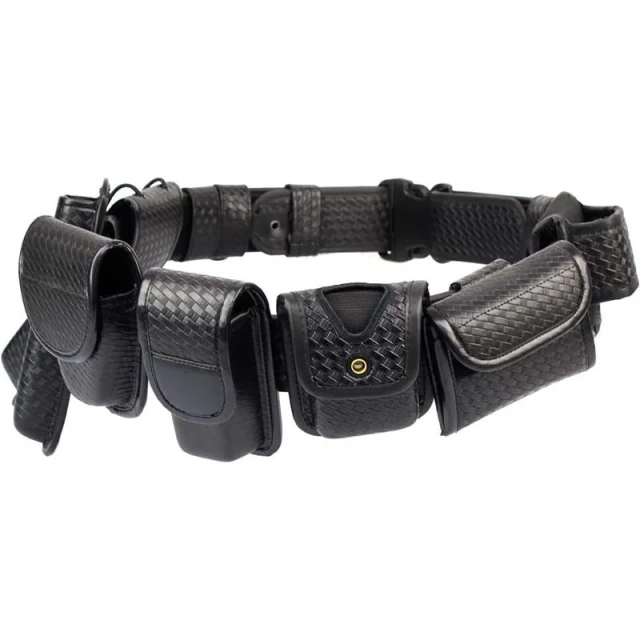Premium Outdoor Tactical Duty Belts Kit Utility Belt Rig Modular Security Guard Equipment Utility Belt Modular Equipment  High Quality Pack Hiking Rigger Nylon Web Work Belt with Heavy Duty Quick Release Buckle Tactical Belt