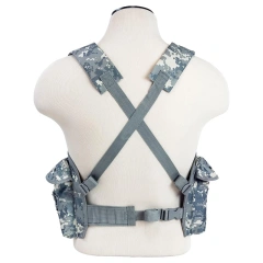 Heavy Duty Tactical Gear Chest Rig Bags for Outdoor Camouflage Tactical Vest Outdoor Tactical Chest Rig Custom High Quality Tactical Chest Rig Breathable Tactical Training Vest Camouflage Tactical Chest Rig