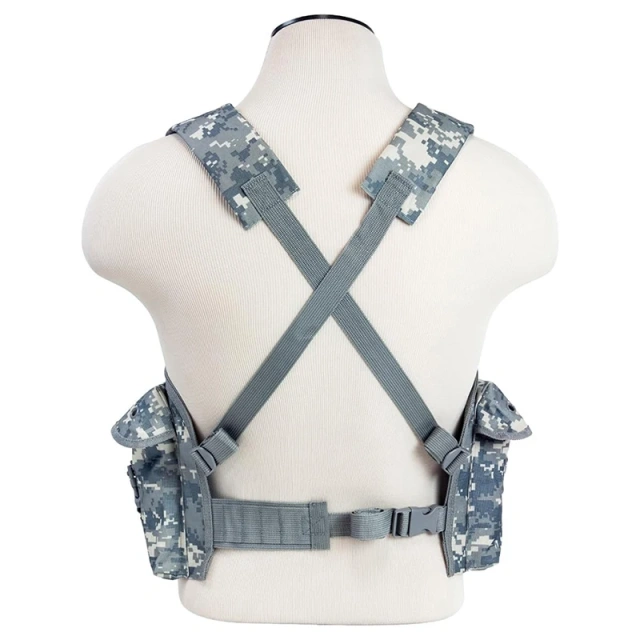 Heavy Duty Tactical Gear Chest Rig Bags for Outdoor Camouflage Tactical Vest Outdoor Tactical Chest Rig Custom High Quality Tactical Chest Rig Breathable Tactical Training Vest Camouflage Tactical Chest Rig