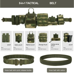 High Duty Multi-functional Tactical Belt Quick Release Rigger Belt Mountaineering Quick-release Buckle Heavy Duty Belts  Wear-resistant Durable Adjustable Sports Training Duty Belt Wear-resistant Utility Stiffened Web Tactical Belts