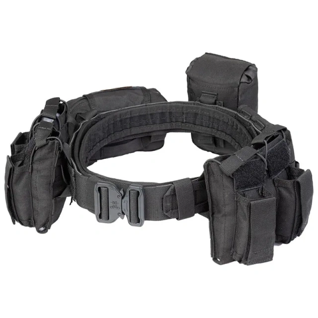 Upgrade Double Adjustment Tactical Belt Sport Enthusiasts Detachable Tactical Duty Belts Utility Belts with Accessories Pouches  Wholesale Golf Men Jeans Ratchet Belts Wear-resistant Lightweight men Duty Nylon Tactical Belt with Automatic Buckle