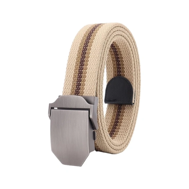 Adjustable Outdoor Adjustable Sports Canvas Belt Men's Youth Belt Casual Jeans Automatic Buckle Tactical Belt  Wholesale Men Casual Golf Web Belt Jeans with Automatic Adjustable Buckle Tactical Nylon Men Waist  Ratchet Belts