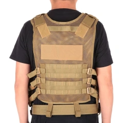 Wholesale Customized Outdoors Training Hunting Vest Breathable Tactical Vest Adjustable Assault Multifunctional Training Vest  Training outdoors Breathable Vest for Outdoor Hunting Assault Training 600D encrypted Nylon Fabric