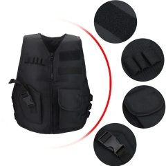 Wholesale Children Hiking Camouflage Vest Breathable Kids Tactical Waistcoat Assault Training Wear-resistant Protective Vest   Training Vest Mesh Light outdoors Breathable stab-proof Vest Breathable Lightweight Hunting Vest