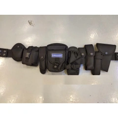 Lightweight Durable Waterproof Multi Functional Belt Eight Piece Security Equipment Patrol Nylon Oxford Canvas Belt  Premium Outdoor Tactical Duty Belts Kit Utility Belt Rig Modular Security Guard Equipment Utility Belt Modular Equipment