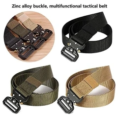 Lightweight Tactical Belt Riggers Belts Men and Women Quick Release Heavy Duty Men and Women Tactical Belt  Detachable high density Material Outdoor Hunting Tactics Duty Security Traffic Multi-functional practical Tactical Belt