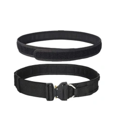 Multi-functional Adjustable Outdoor Black Hunting Tactics Duty Security Belt Premium Equipment Camo Tactic Waist Belt  Fashionable High Quality Reversible Ratchet Belt Nylon Breathable Web Golf multifunctional Tactical Belt