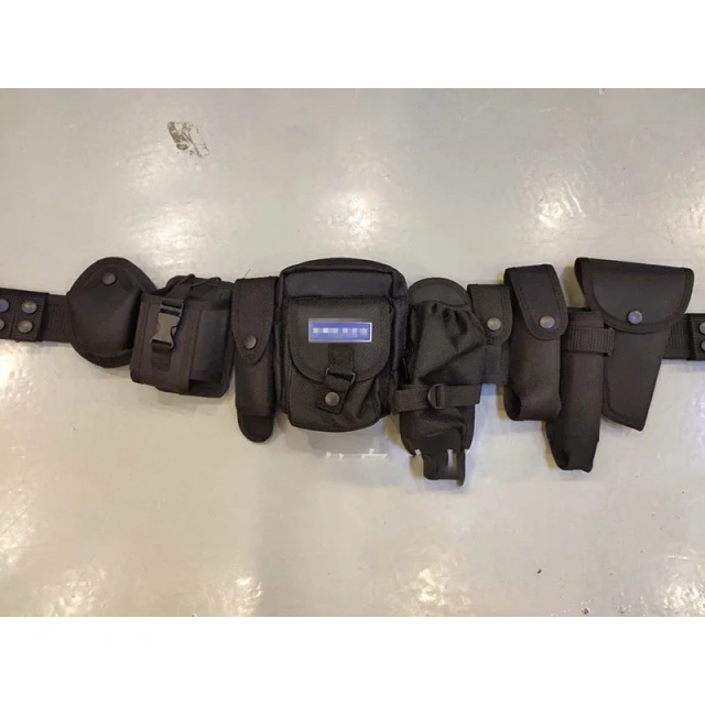 Adjustable Training Durable Outdoors Nylon Oxford Canvas Multifunctional Belt Security Equipment Patrol Belt   Tactical Belt Camping and Everyday Use Quick Release Rigger Belt Adjustable Heavy Duty tactic Waist Belt Modular Equipment