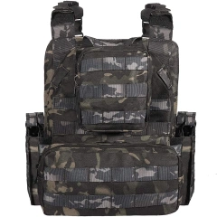 Breathable Wholesale Assault Vest for Training High Quality Hunting Tactical Vest Wear-Resistant Lightweight Training Vest Training outdoors Vest Breathable security vest Adjustable Breathable Assault Training Vest