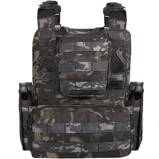 Breathable Wholesale Assault Vest for Training High Quality Hunting Tactical Vest Wear-Resistant Lightweight Training Vest Training outdoors Vest Breathable security vest Adjustable Breathable Assault Training Vest