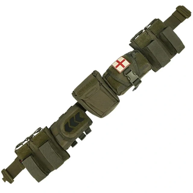 Wholesale Lightweight Mountain Climbing Tactical Belt Adjustable Durable Utility Nylon Tactical Duty Belt with Mag Pouch Bag  High Quality Adjustable Training Tactical Sports Belts Durable Men Nylon Web Belt Heavy Duty Metal Buckle