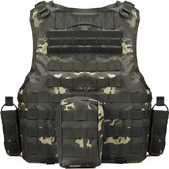 Wholesale Tactical Equipment Vest Adjustable Tactical Hunting Vest Training Outdoor Breathable Training Vest durable Sports Training security vest Enforcement Training Vest Adjustable security vest