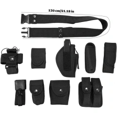 Outdoor Mountaineering Adjustable Heavy Duty Tactical Belt for Daily Commuting Hunting Training Sport Enthusiasts Utility Belt  Men Tactical Elastic Webbing Work Belts Nylon Adjustable Heavy Duty Quick Release Upgrade Buckle Stretch Belt