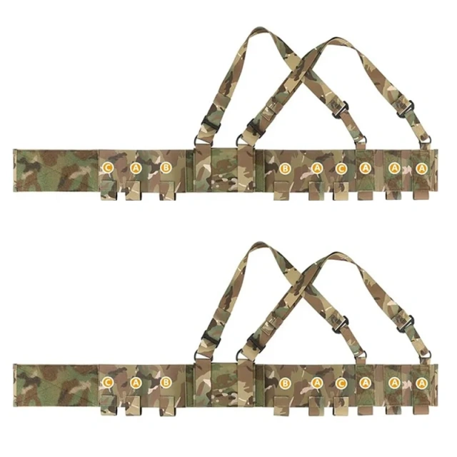 Good Quality Tactical Chest Rig Bag for Outdoor Elastic Tactical Chest Rig with Mag Pouch Tactical Vest Chest Rig Tactical Gear Chest Rig Camouflage Tactical Hunting Vest with Multi-pockets Good Quality Tactical Chest Vest Rig