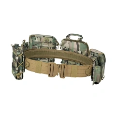 Lightweight Outdoor Fanny Pack Adults Quick Release Waist Bag for Hunting Travel Gaming High Density Material Tactical Belt  Adjustable Sports Training Men Nylon Web Tactical Belt with Automatic Slide Buckle Sports Ratchet Belt