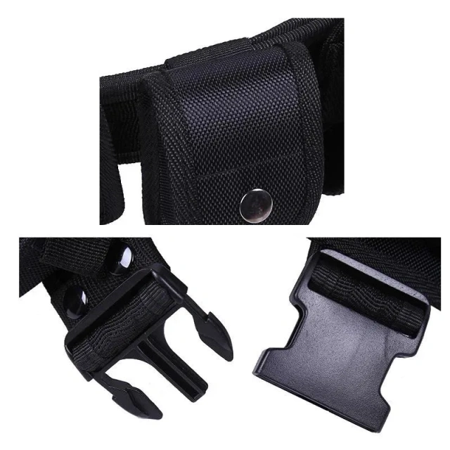 Fashionable Multifunctional Durable Outdoor Sports Gear Equipment Hunting Multifunctional Tactical Durable Belt with Pouches  Wear-resistant Lightweight stab-proof Sports Training Sports Adjustable Training Canvas Web Belt Durable Tactical Belt