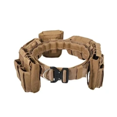 Multifunctional Tactical Waist Bag Outdoor Climbing Storage Hiking Hunting Tactical Pouch Unloading Training Belt Pocket Bag  Hot selling Breathable Wear-resistant sports Tactical Duty Belts sports Casual Outdoor Nylon Webbing Belt