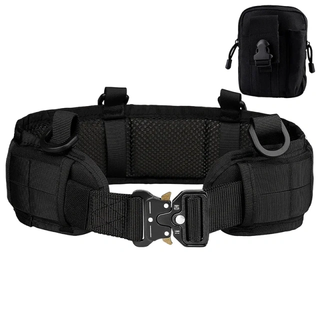 Hot Selling Wear-resistant Outdoor Belt Multi Functional Quick Release Waist Sealing Nylon Belt  High Quality Tactical Multifunctional Duty Belt Kit with Pouches Utility Belt Rig Camping and Everyday Use Duty Utility Waist Belt