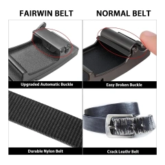 Ratchet Belts Men Casual Golf Web Belt Jeans with Automatic Adjustable Buckle Tactical Nylon Men Waist Belt  Multi-functional sport enthusiasts outdoor Nylon Tactical Waist Utility Duty Belt with Quick Detach Metal Buckle