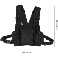 Universal Tactical Chest Pack Rig Heavy Duty Nylon Tactical Chest Rig Adjustable Tactical Chest Rig with Mag Pouches Hot Sale Outdoor Tactical Chest Rig Vest Tactical Chest Harness MOLLE Rig High Quality Tactical Vest for Hiking Hunting