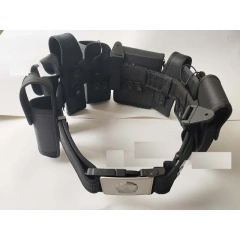 Adjustable Training Durable Alloy Nylon Multifunctional Belts Equipment Patrol Belt Security Duty Belt  Durable Outdoor Tactical Belt with Accessories Fashionable Duty Belts high density Material wear-resistant tactic Waist Belt