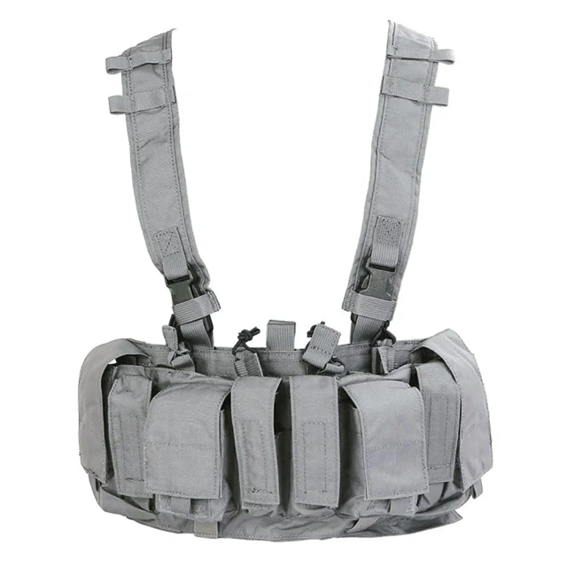 Customized Tactical Chest Rig Multi-pockets Camo Harness Tactical Chest Rig Vest Tactical Chest Pack Rig High Quality Tactical Gear Molle Vest Tactical Chest Rig Pouch Bag Tactical Camouflage Carrier Chest Rig for Outdoor