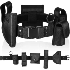Heavy Duty Adjustable Modular Equipment Security Utility Tactical Belt with Components Pouches Bags Holster for Security Hunting  Hot selling Lightweight Quick Releases Tactical Polyester belts Outdoor Sports And Mountaineering Polyester belts