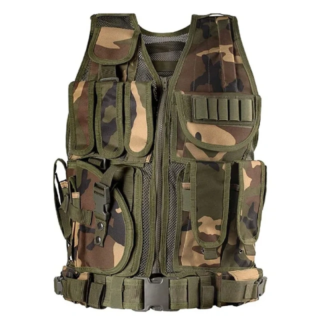 Hot Selling Adjustable Tactical Assault Vest 600D Encryption Polyester Lightweight Tactical Training Vest for OutdoorKids Training Vest Children's Adjustable Outdoor Vest Jacket durable outdoors Clothing Assault Vest