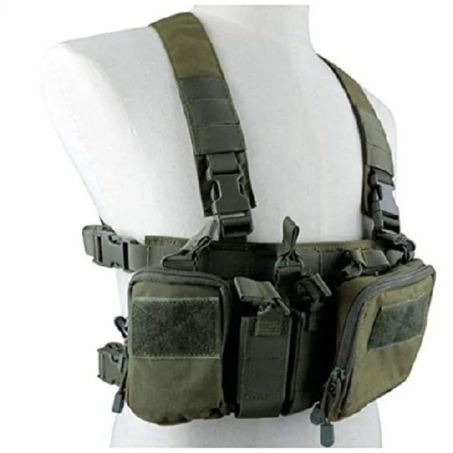 Wholesale Training Chest Rig Vest for Outdoors Lightweight Tactical Vest Breathable Tactical Multifunctional Training Vest  Training Chest Rig for outdoors Breathable Paintball Training Hiking outdoors Breathable Vest for Men