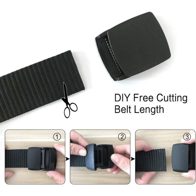 Men's High-quality Durable Waterproof Tactical Belt Wear-resistant Lightweight Heavy Duty Buckle Tactical Belt  Outdoor Mountaineering Tactical Holster Flashlight Pouch Sets Multifunctional Utility Kit Belt Duty Belt Security Duty Belts