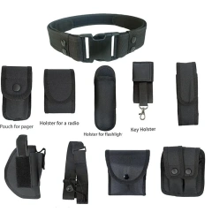Wholesale Durable Versatile Sport Outdoor Enthusiasts Security Modular Equipment System Molded Duty Belt Tactical Utility Belt  Durable Waterproof Ratchet Belt Men Nylon Web Tactical Belt with Automatic Slide Buckle Durable Belt