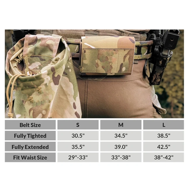 Hot Selling Training Tactical Sports Belt Adjustable Training Fashionable Tactical Sports Belt  High Quality Durable Fashionable Multifunctional Security Belts Outdoor Training Utility Kit Duty Tactical Belt With Pouch Set