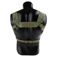 High Quality Tactical Vest Gear Chest Rig Tactical Micro Chest Rig Outdoor Training Security Chest Rig Custom Logo Camouflage Tactical Gear Harness Tactical Chest Rig Bag Outdoor Hunting Tactical Vest Recon Chest Rig