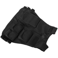 Durable Wholesale Tactical Vest Breathable Lightweight Assault Vest for Outdoor Adjustable Hunting Breathable Training Vest outdoors security Training Vest Children Cross Draw Vest stab-proof Sports Training vest