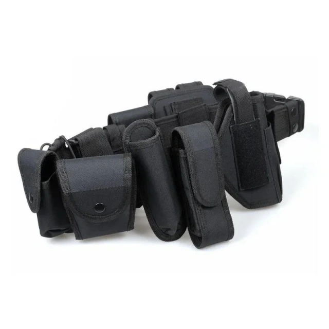 Multifunctional Outdoor Security Belts Waist Pack Hunting Tactical Utility Kit Duty Belts Bag Tactical Training Belt Pouch Bag  Hot selling Men Durable Casual Work Fashionable Belt multifunctional Durable Tactical Stretch Nylon Web Belt