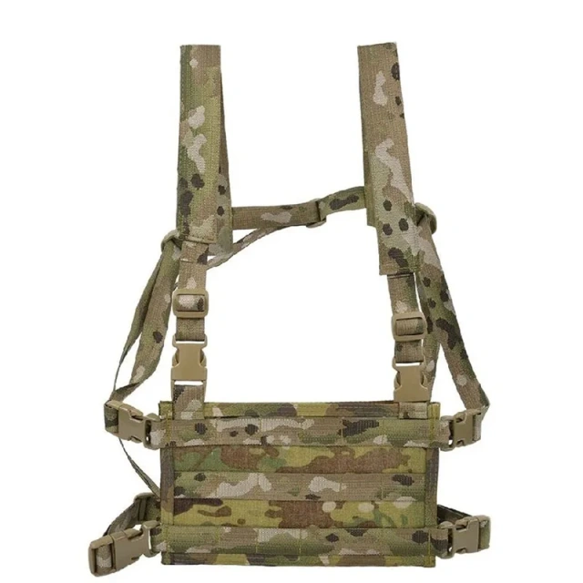 High Quality Wear-Resistant Tactical Chest Rig Adjustable Training Vest Durable Outdoors Tactical Vest for Hunting  Training Vest outdoors Breathable Vest Adjustable Lightweight Breathable Assault Training Vest