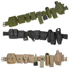 Adjustable Sport Enthusiasts Tactical Trimmings Security Belts Training Safety Practical Belt Duty Waist Support  Equipment  Hot selling Nylon Elastic Stretch Tactical Belts Men Work sport Wear Heavy Duty Durable Sports Belts