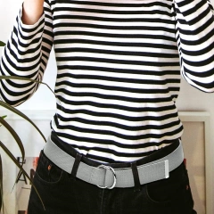 Durable Waterproof Training Canvas Web Belt Metal Double Buckle Men Women Casual Cloth Tactical Belt  Adjustable Training durable Quick Release multifunctional Belt Tactical Durable  Heavy Duty Belt